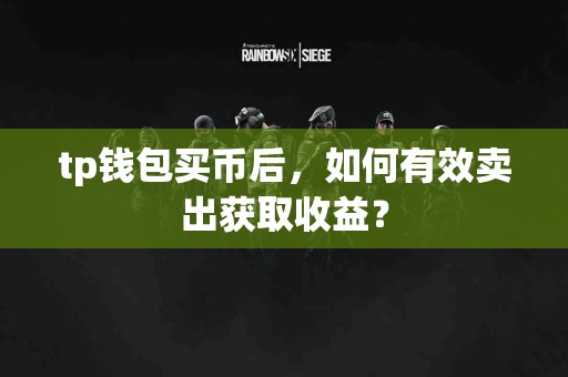 tp钱包买币后，如何有效卖出获取收益？