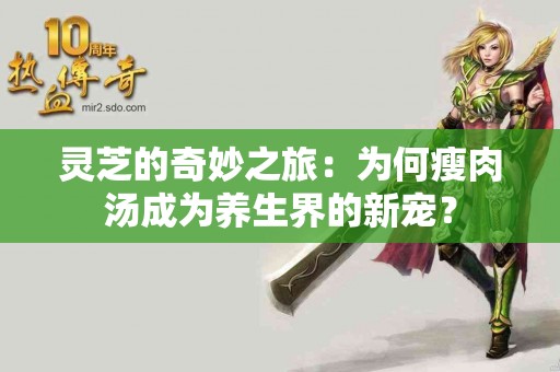 灵芝的奇妙之旅：为何瘦肉汤成为养生界的新宠？