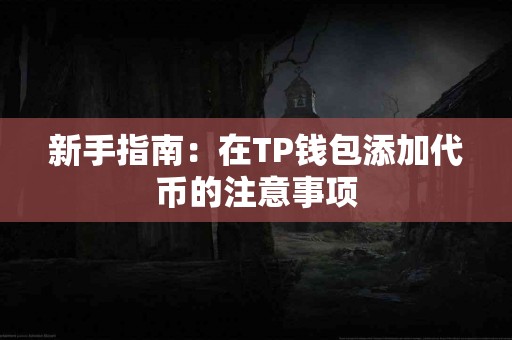 新手指南：在TP钱包添加代币的注意事项