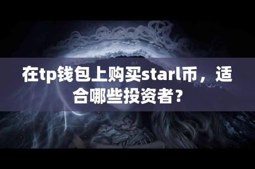 在tp钱包上购买starl币，适合哪些投资者？