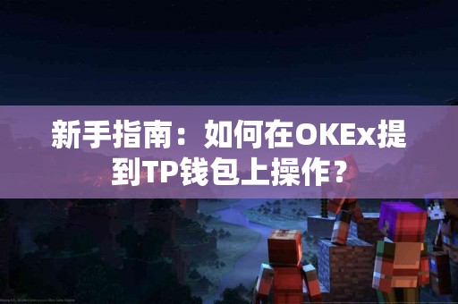 新手指南：如何在OKEx提到TP钱包上操作？