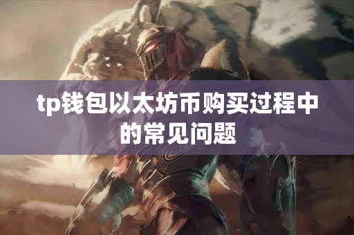 tp钱包以太坊币购买过程中的常见问题