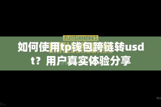 如何使用tp钱包跨链转usdt？用户真实体验分享