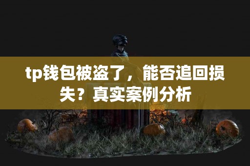 tp钱包被盗了，能否追回损失？真实案例分析