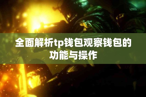 全面解析tp钱包观察钱包的功能与操作